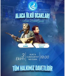 Alaca Ülkü Ocakları’ndan “Ülküde Birlik Gecesi”