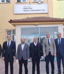 Cemil Çağlar, Alaca’da okulları yerinde inceledi
