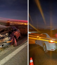 Takip mesafesine uymayan sürücü kazaya neden oldu