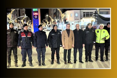 Alaca'da Yılbaşı Mesaisi: Hem Ziyaret Hem Denetim!