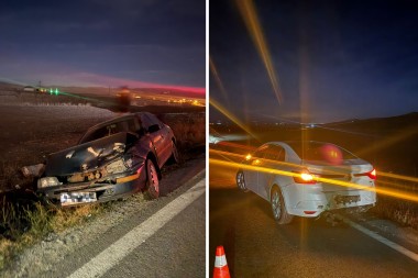 Takip mesafesine uymayan sürücü kazaya neden oldu