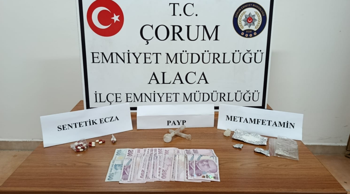 ALACA’DA UYUŞTURUCU OPERASYONU: 4 GÖZALTI