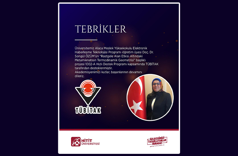 ALACA AVNİ ÇELİK MESLEK YÜKSEKOKULU'NDAN TÜBİTAK'TA BÜYÜK BAŞARI!