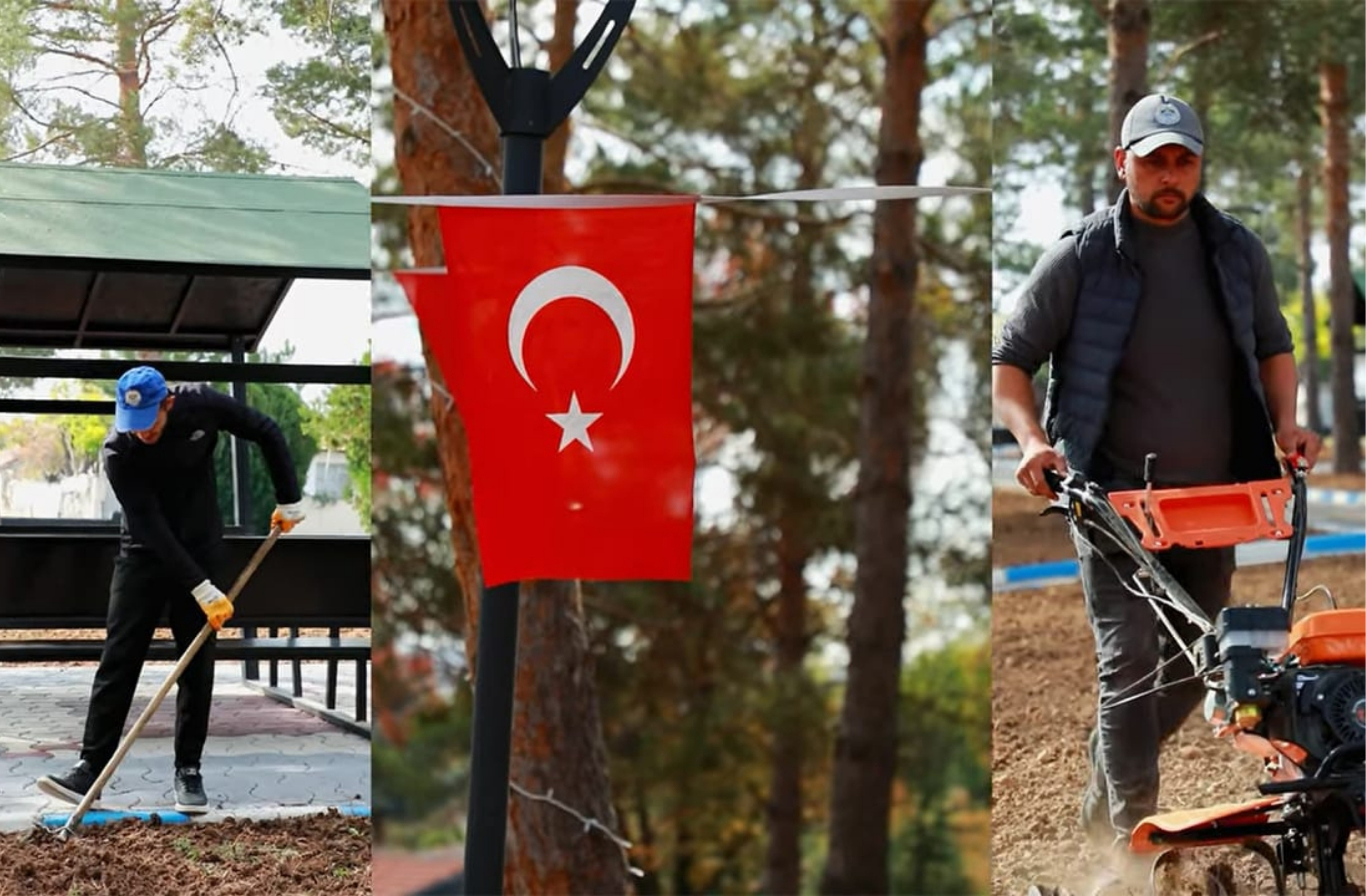 Alaca Belediyesi’nden Selin Şahin Sosyal Tesisi’ne çevre düzenlemesi