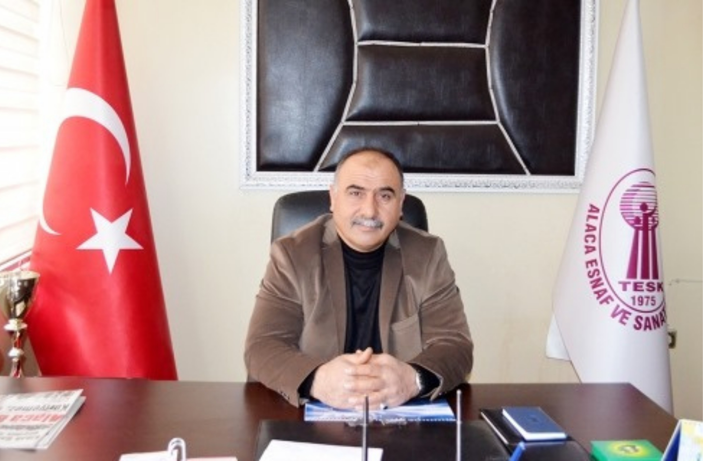 Alaca Esnaf Odası Başkanı İsmail Ataç, ÇESOB Başkan Vekilliğine getirildi