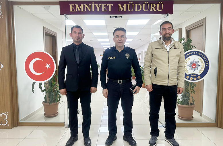 Alaca Haber Olarak, İl Emniyet Müdürü Pehlivan’ı Ziyaret Ettik