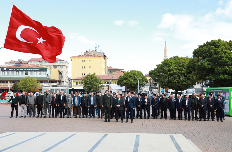 Alaca’da 19 Eylül Gaziler Günü Töreni