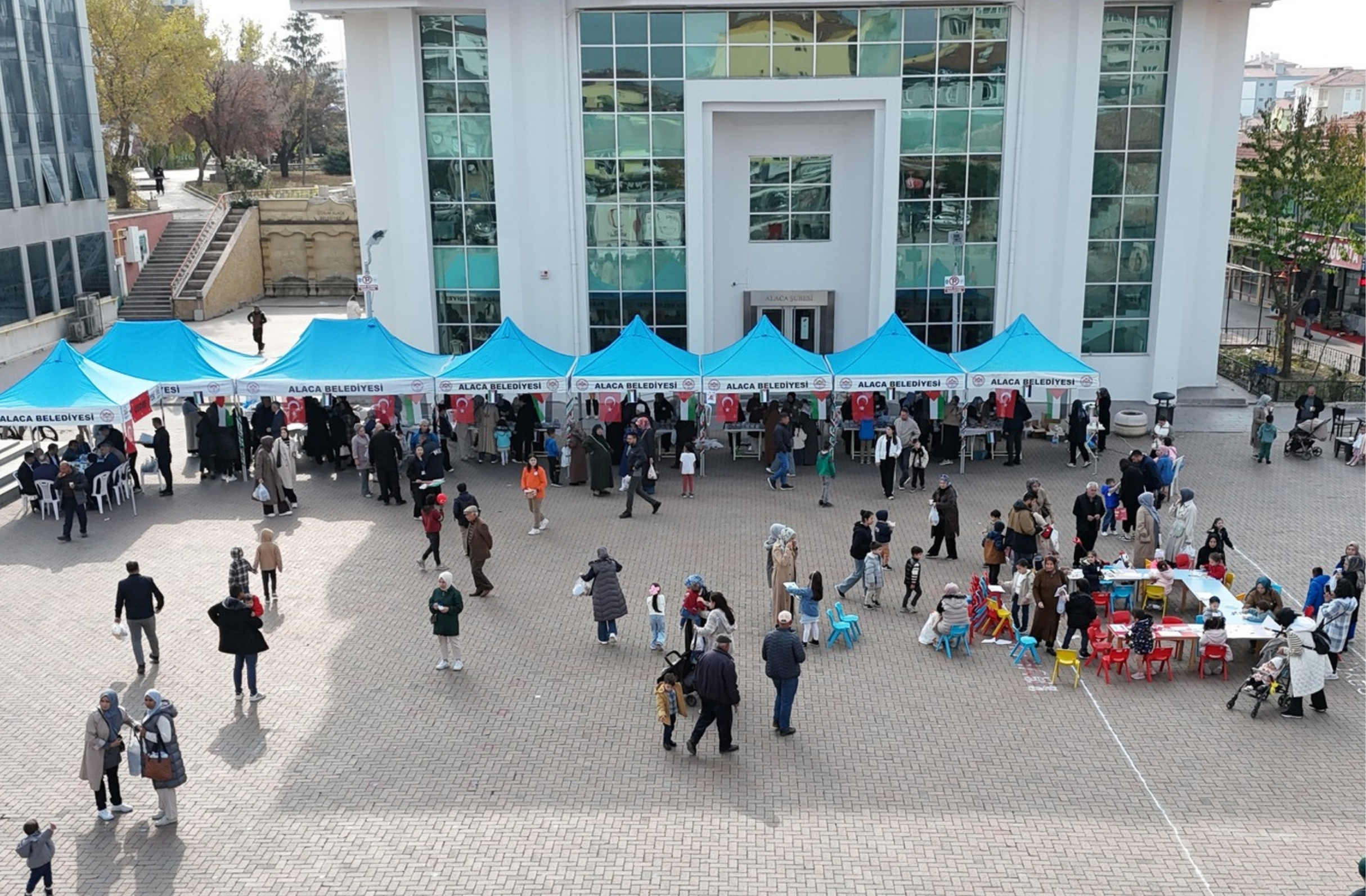 Alaca’da Filistin’e destek kermesi düzenlendi