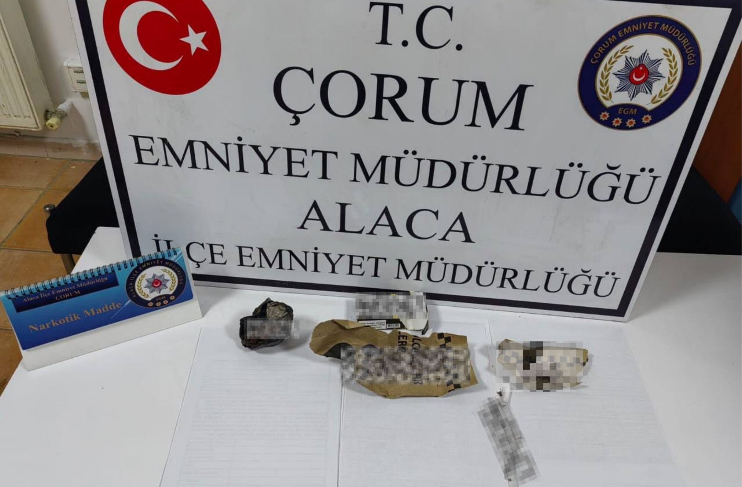 Alaca'da uyuşturucu operasyonu: 2 şüpheli yakalandı