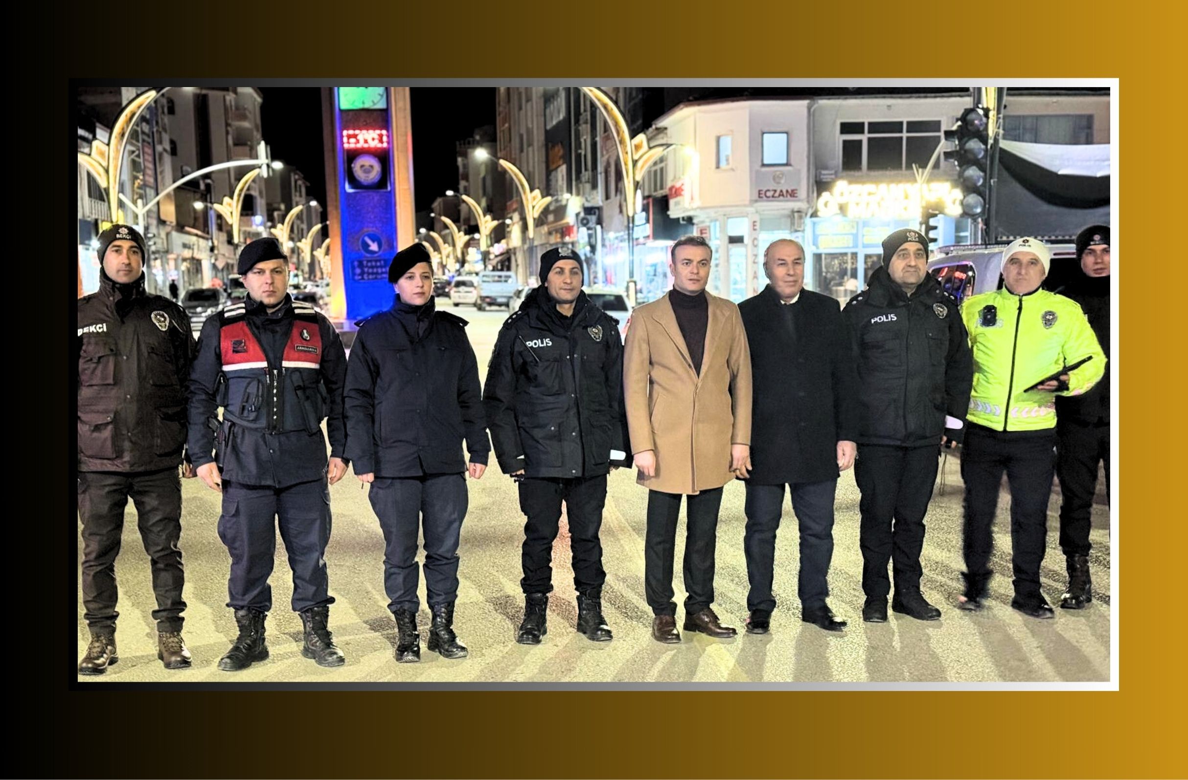 Alaca'da Yılbaşı Mesaisi: Hem Ziyaret Hem Denetim!