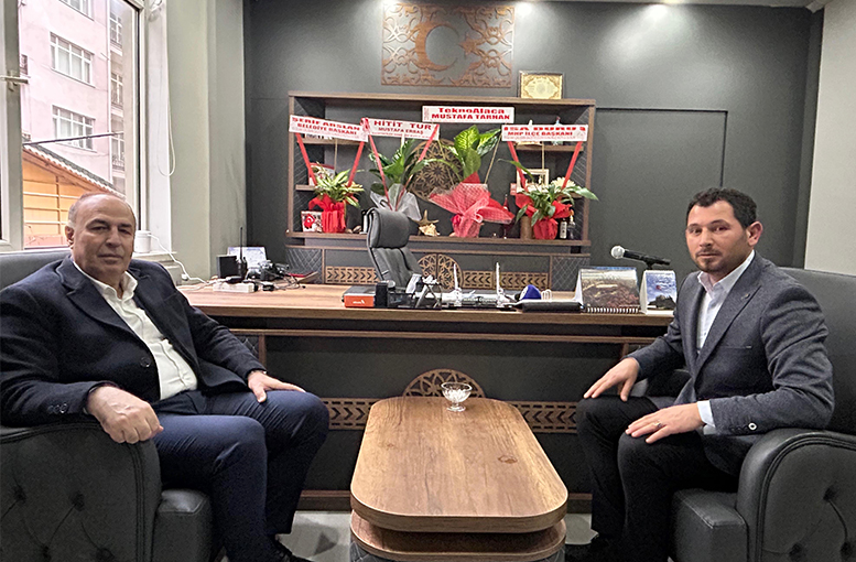 BELEDİYE BAŞKANI ŞERİF ARSLAN'DAN "ÇALIŞAN GAZETECİLER GÜNÜ" ZİYARETİ