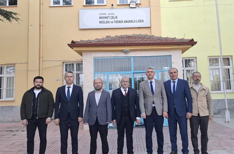 Cemil Çağlar, Alaca’da okulları yerinde inceledi
