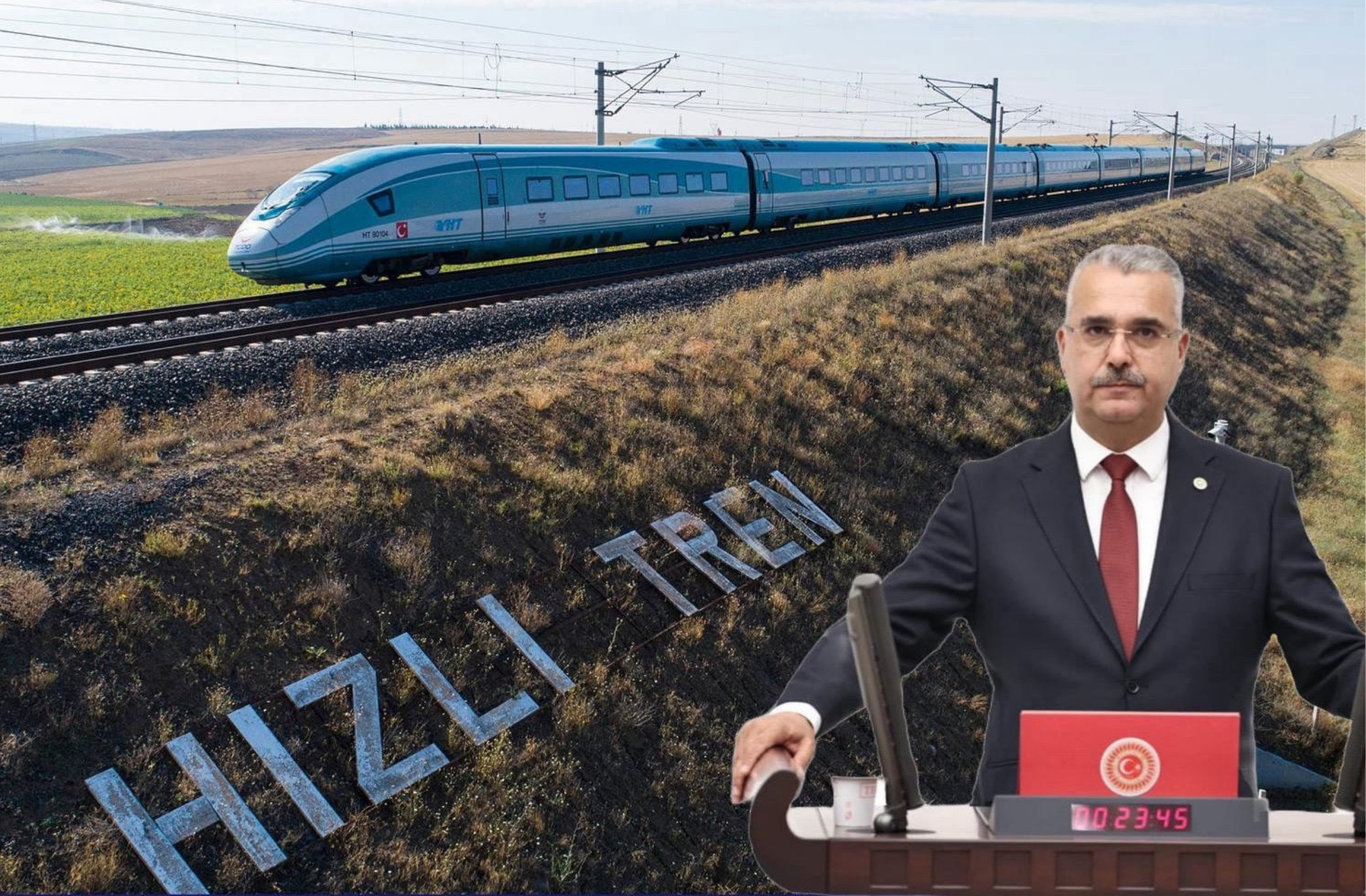 Çorum hızlı tren projesinde tarihi adım : Delice – Çorum Hızlı Tren Hattının Temeli Atılıyor!