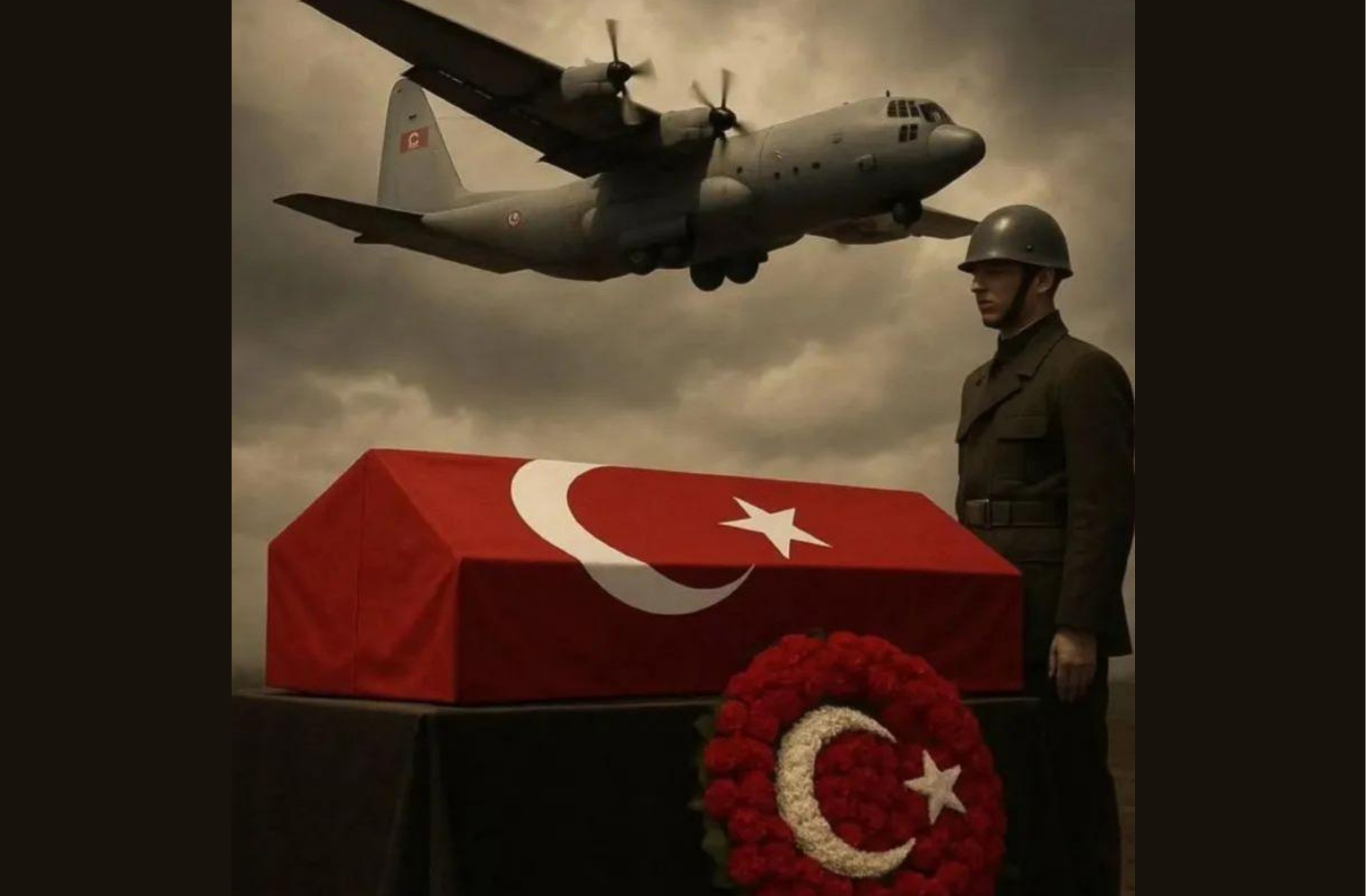 Gürcistan’da Düşen Askeri Uçakta Çorumlu Astsubay Şehit Oldu