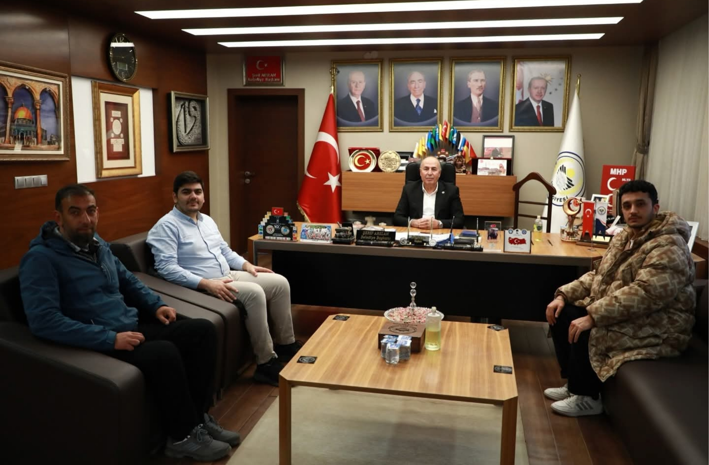 İHA’dan Başkan Arslan’a Ziyaret