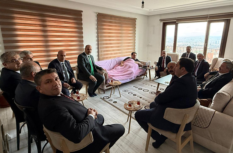 MİLLETVEKİLİ KAYA’YA "GEÇMİŞ OLSUN" ZİYARETİ